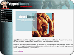 Ripped Fitness website